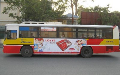 Quảng cáo xe bus tại Hà Nội