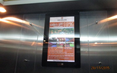 Bảng giá quảng cáo Frame trong thang máy tại Đà Nẵng