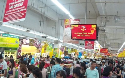 Quảng cáo LCD trong siêu thị trên toàn quốc