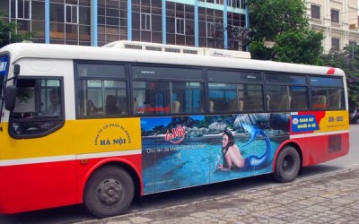 Dịch vụ quảng cáo trên xe Bus