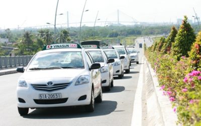 Quảng cáo xe taxi VinaSun tại TPHCM