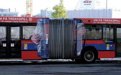 Quảng cáo xe buýt một cách thông minh và sáng tạo (Phần 1)