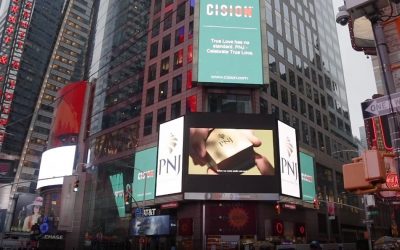 TVC của PNJ được chiếu tại quảng trường Times Square New York