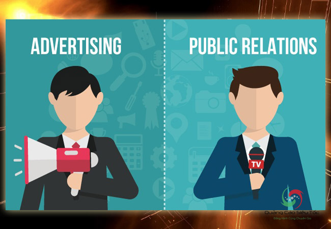 PR và quảng cáo không giống nhau như mọi người thường nghĩ