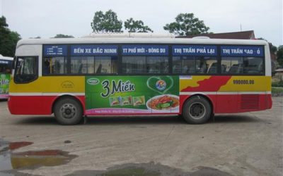 Brandcom quảng cáo trên xe bus tại Bắc Ninh