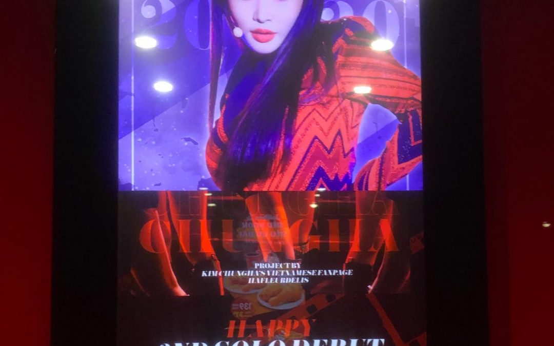 Quảng cáo tuyên truyền cho idol thần tượng tại Việt Nam
