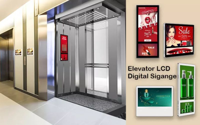 Quảng cáo LCD trong thang máy