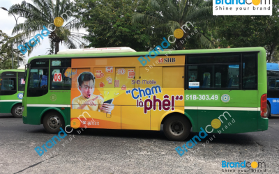Quảng cáo trên xe bus tại Hà Nội mang thương hiệu tới hàng triệu khách hàng
