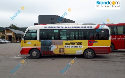 Báo giá quảng cáo trên xe buýt tại miền Trung