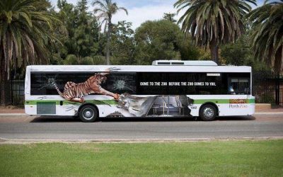 Ý tưởng quảng cáo trên xe bus thú vị cho thương hiệu