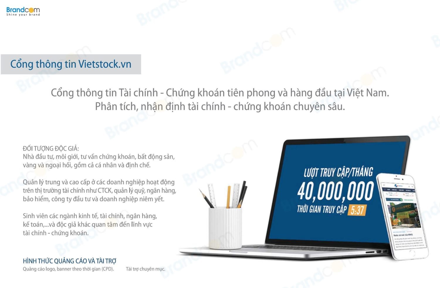 Báo giá quảng cáo banner trên Vietstock 2026 mới nhất
