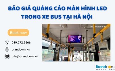 Báo giá quảng cáo màn hình LED trong xe bus tại Hà Nội