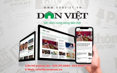 Bảng giá quảng cáo trên Báo Dân Việt báo điện tử năm 2024