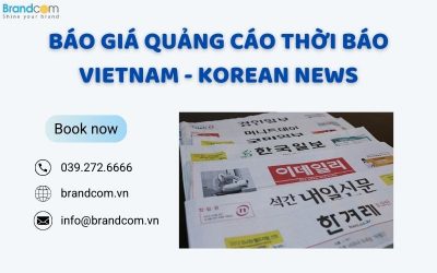 Quảng cáo trên thời báo Việt Hàn Vietnam – Korea Times