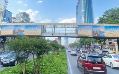 Những vị trí quảng cáo cầu vượt đi bộ trên thành phố Hà Nội (P1)