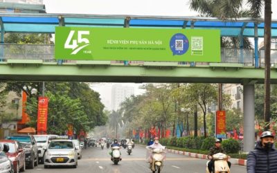 Những vị trí quảng cáo cầu vượt đi bộ trên thành phố Hà Nội (P4)