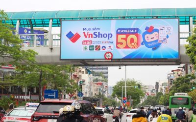 Những vị trí quảng cáo cầu vượt đi bộ trên thành phố Hà Nội (P2)