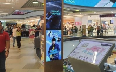 Quảng cáo LCD/Standee tại trung tâm thương mại