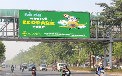 Những vị trí quảng cáo cầu vượt đi bộ trên thành phố Hà Nội (P3)