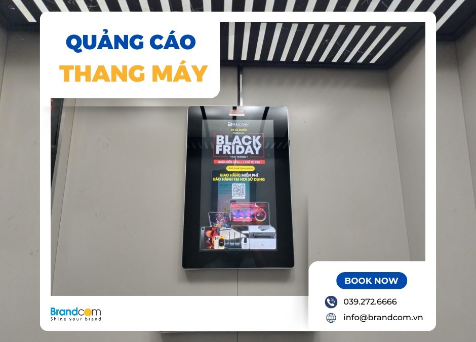 Quảng cáo thang máy và những điều cần biết – Tăng độ nhận diện