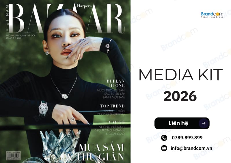 Báo giá quảng cáo trên Tạp chí Bazaar năm 2026