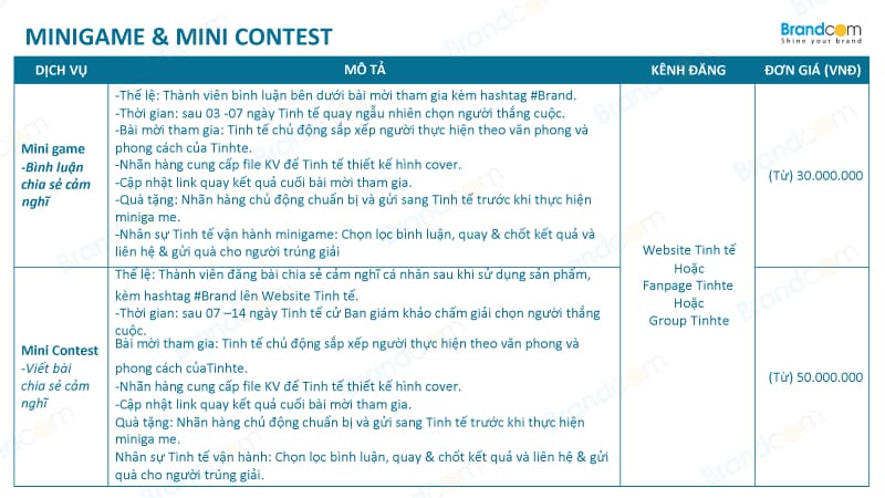 Báo giá quảng cáo trên tinhte.vn mới nhất 2026