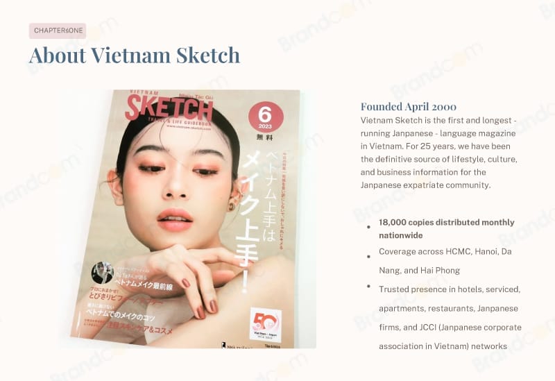 Bảng giá quảng cáo Tạp chí Vietnam Sketch 2026