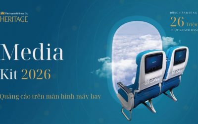 Bảng giá quảng cáo màn hình trên máy bay Vietnam Airlines 2026