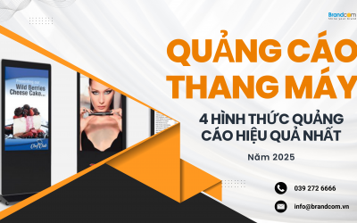 QUẢNG CÁO THANG MÁY: 4 HÌNH THỨC QUẢNG CÁO HIỆU QUẢ NHẤT NĂM 2025.