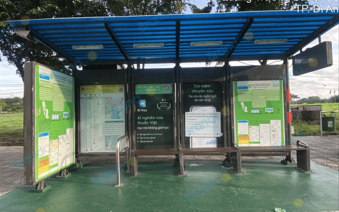 QUẢNG CÁO TRẠM CHỜ XE BUS: HIỆU QUẢ ĐẾN BẤT NGỜ