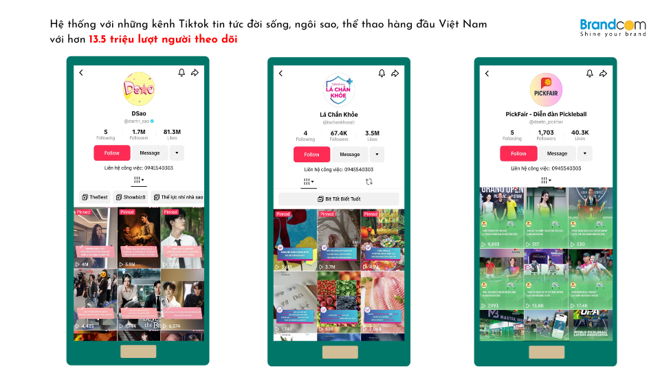 Báo giá quảng cáo kênh Tiktok báo Dân Trí mới nhất