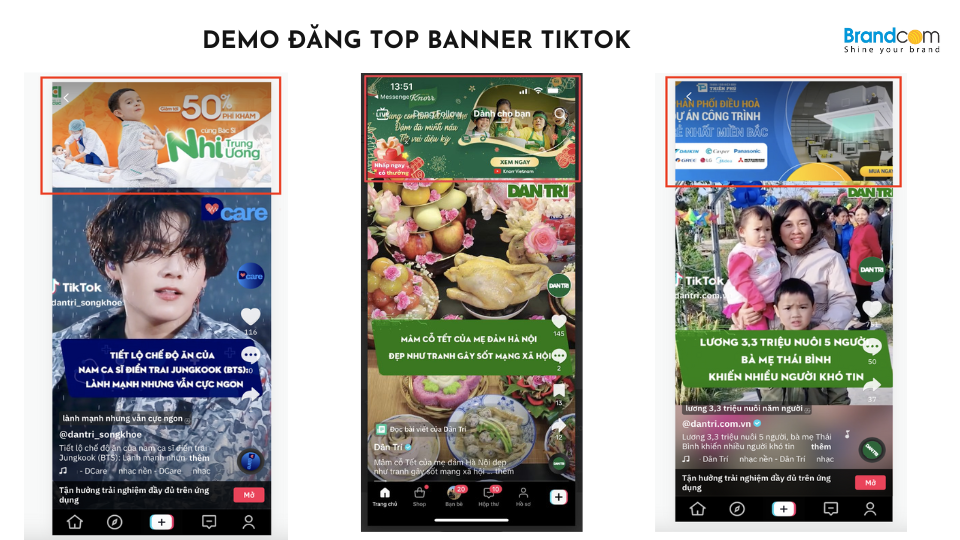 Báo giá quảng cáo kênh Tiktok báo Dân Trí mới nhất