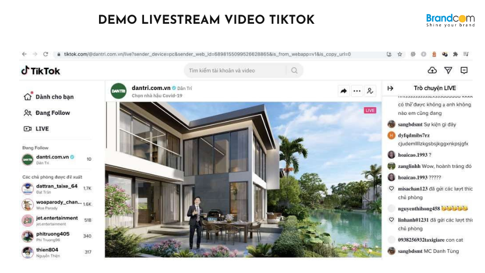 Báo giá quảng cáo kênh Tiktok báo Dân Trí mới nhất