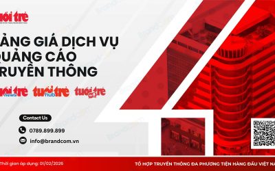 Bảng giá quảng cáo báo Tuổi trẻ Online 2026 mới nhất