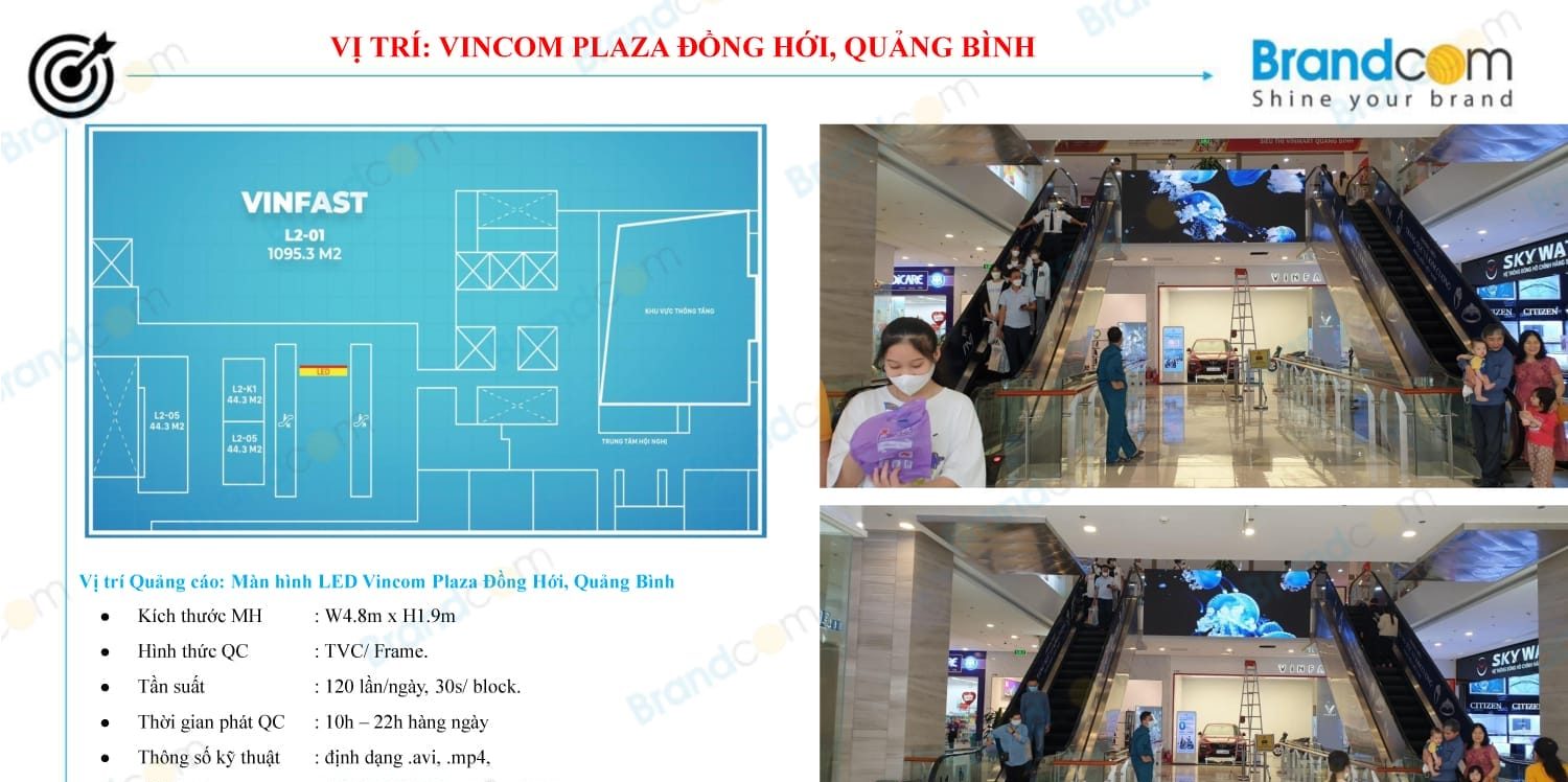 Báo giá quảng cáo màn hình LED tại trung tâm thương mại 2026 mới nhất