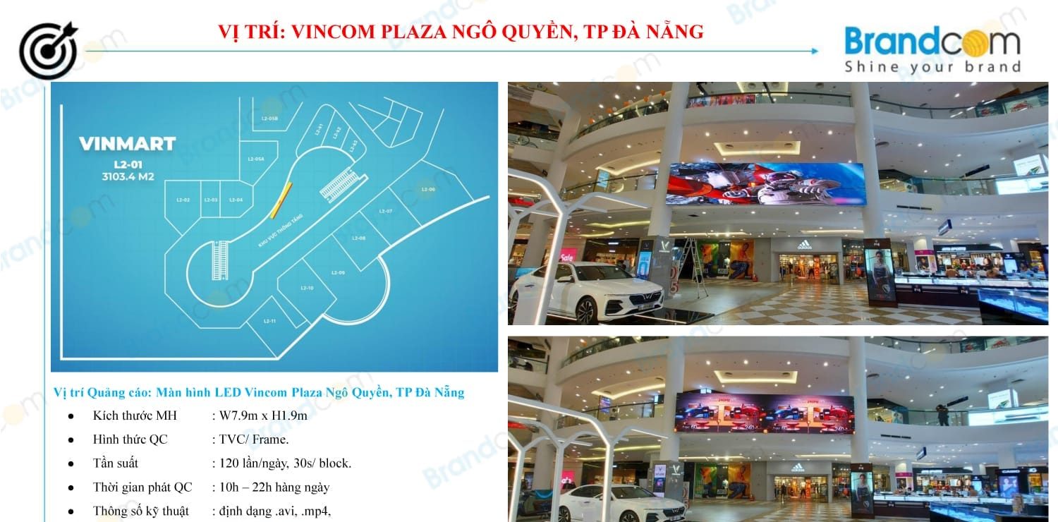 Báo giá quảng cáo màn hình LED tại trung tâm thương mại 2026 mới nhất