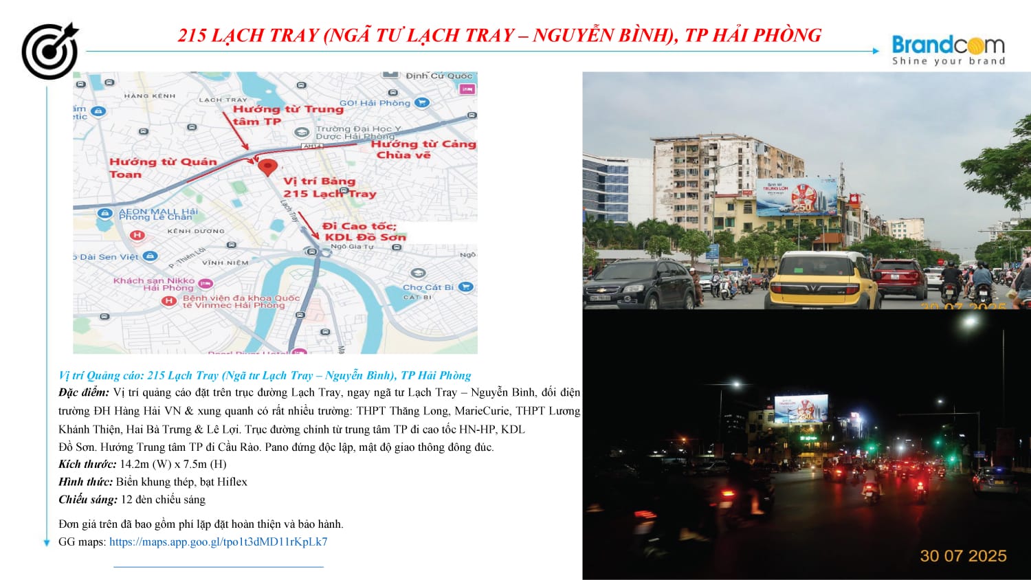 Báo giá hệ thống quảng cáo billboard Hải Phòng 2026 mới nhất