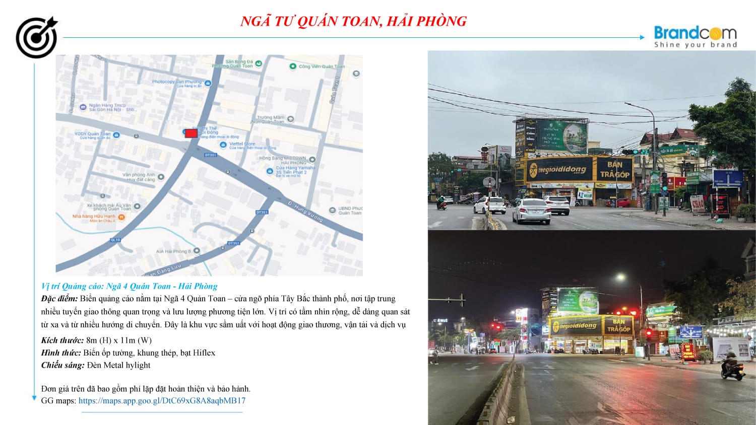 Báo giá hệ thống quảng cáo billboard Hải Phòng 2026 mới nhất