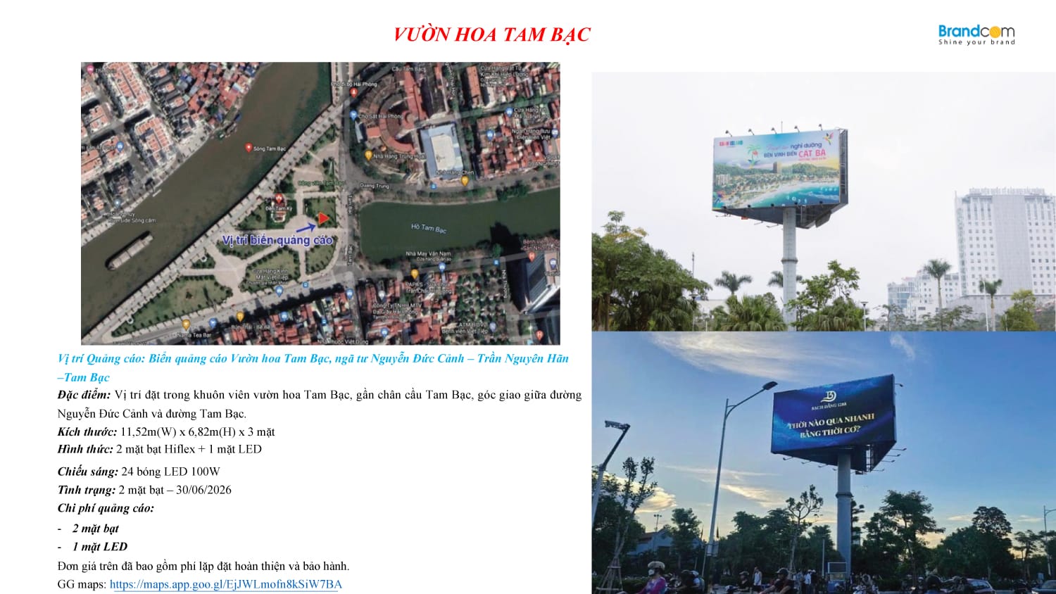 Báo giá hệ thống quảng cáo billboard Hải Phòng 2026 mới nhất