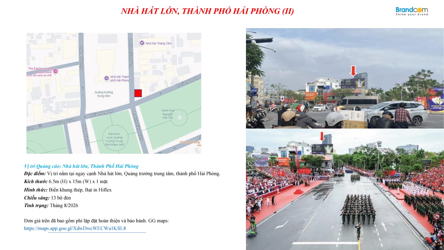 Báo giá hệ thống quảng cáo billboard Hải Phòng 2026 mới nhất