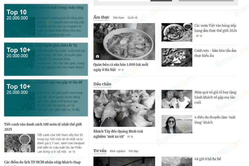 Báo giá quảng cáo chuyên mục Du lịch báo VnExpress 2026 mới nhất