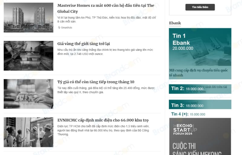 Báo giá quảng cáo chuyên mục Kinh doanh báo VnExpress 2026 mới nhất